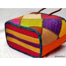 Raffia Bast Raphia Korb Rhombus 48 cm = Code J/orange