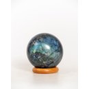 KLa05 Labradorit Kugel Madagaskar 280 g D: 56 mm