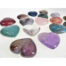 5 St&uuml;ck Handschmeichler Trommelstein Herzform Madagaskar Edelsteine D: 35-40 mm poliert Heilstein Edelstein getrommelt
