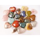 1 St&uuml;ckTrommelstein Herzform Heilstein Madagaskar Edelsteine D: 80 mm poliert Heilstein Edelstein getrommelt