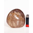 BKSH84 Bergkristall mit Includien Einschl&uuml;ssen Madagaskar Freeform Skulptur 7,0 cm 360 g