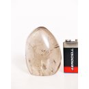 BKSH85 Bergkristall mit Includien Einschl&uuml;ssen Madagaskar Freeform Skulptur 7,0 cm 200 g