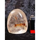 BKSH88 Bergkristall mit Includien Einschl&uuml;ssen Madagaskar Freeform Skulptur 7,0 cm 240g