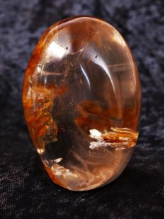 BKSH90 Bergkristall mit Includien Rutil Quarz Madagaskar Freeform Skulptur 7,0 cm 300g