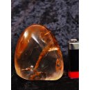 BKSH90 Bergkristall mit Includien Rutil Quarz Madagaskar Freeform Skulptur 7,0 cm 300g