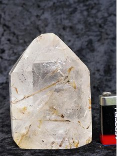 BKSH97 Bergkristall mit Includien Rutil Quarz Madagaskar...