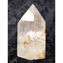 BKSH97 Bergkristall mit Includien Rutil Quarz Madagaskar Naturform poliert 11 cm 783 g