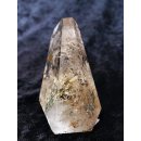 BKSH118 Bergkristall Ladolit mit Includien Einschl&uuml;ssen Madagaskar Naturform poliert 6 cm 87 g