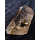 BKSH118 Bergkristall Ladolit mit Includien Einschl&uuml;ssen Madagaskar Naturform poliert 6 cm 87 g