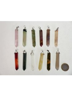 Edelstein Anh&auml;nger Mineralien Prisma Madagaskar 50...