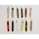 Edelstein Anh&auml;nger Mineralien Prisma Madagaskar 50 mm = Code B