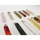 Edelstein Anh&auml;nger Mineralien Prisma Madagaskar 50 mm = Code B