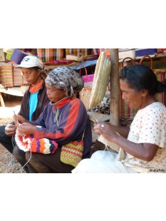 Herrenhut Strohhut Karsten aus geh&auml;kelter Raphia naturfarben D: 30 cm = Code E
