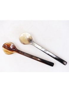 Horn Kaviarl&ouml;ffel 1 St&uuml;ck 12 cm 1A...