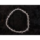 Perlen Edelstein Armband Bergkristall 8 mm Gummizug