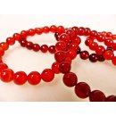 Perlen Edelstein Armband Karneol 8 mm Gummizug