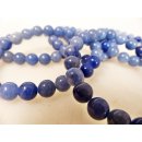 Perlen Edelstein Armband Blauquarz 8 mm Gummizug