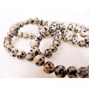 Perlen Edelstein Armband Dalmatinerjaspis 8 mm Gummizug