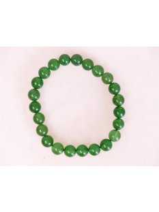 Perlen Edelstein Armband Flourit 8 mm Gummizug