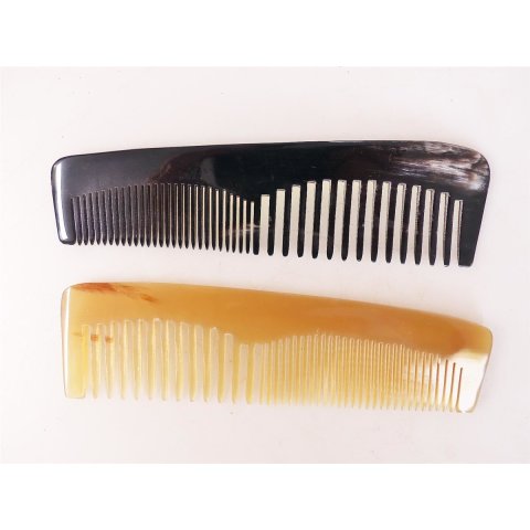 1 x Hornkamm Herrenkamm Achim 25 % reduziert meist einfarbig 14 cm sehr fein bis mittel kaum gemasert