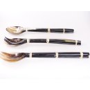 Horn Salatbesteck Susi gro&szlig; 33 cm = Code F