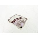 Anh&auml;nger 11 Rutilquarz Kristall Gold + Titanrutil mit 925 Silberfassung 20 x 15 mm Madagaskar