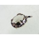 Anh&auml;nger 14 Rutilquarz Kristall Titanrutil mit 925 Silberfassung 20 x 15 mm Madagaskar
