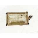 Anh&auml;nger 15 Rutilquarz Kristall Titanrutil mit 925 Silberfassung 20 x 12 mm Madagaskar