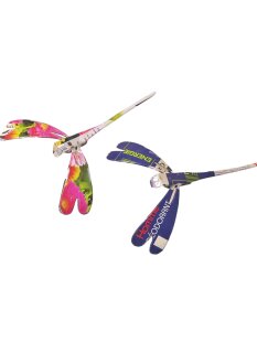 Blech Libelle in Balance 10 cm = Code Y