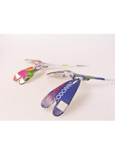 Blech Libelle in Balance 10 cm = Code Y