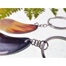 1 x Hornkamm als Schl&uuml;sselanh&auml;nger 8 cm  fein = Code B