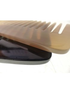 1 x Hornkamm Monika1 B&uuml;ffelhorn einfarbig grob 14,5 x 5,5 cm = Code C