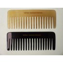 1 x Hornkamm Monika1 B&uuml;ffelhorn einfarbig grob 14,5 x 5,5 cm = Code C