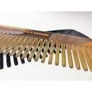 1 x Hornkamm Ricardo1 einfarbig mittlere Zahnung 19,5 cm = Code D