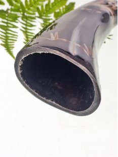 Hornfigur Gl&uuml;cksvogel Kranich = Code I 18 - 21 cm