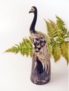 Hornfigur Vogel Strauss = Code I 18 - 21 cm