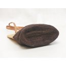 H&auml;kel Schultertasche Barrel 02 echt Raffiabast H&ouml;he 30 cm Breite 30 cm ovaler Boden