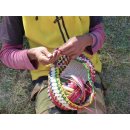 H&auml;kel Schultertasche Barrel 02 echt Raffiabast H&ouml;he 30 cm Breite 30 cm ovaler Boden