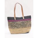 H&auml;kel Schultertasche Barrel 03 echt Raffiabast H&ouml;he 30 cm Breite 25 -40 cm rechteckiger Boden