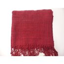 Seidenschal 01  handgewebt aus roher Wildseide Landybe 170 x 45 cm majest&auml;tisch selten purpur bis violett