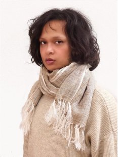 Seidenschal 14 handgewebt aus Zuchtseide Landikely 170 x...