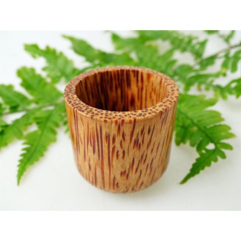 Vietnam Kokosholz Eierbecher Schnapsglas 8 cm = Code Y