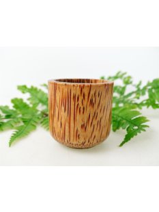 Vietnam Kokosholz Eierbecher Schnapsglas 8 cm = Code Y