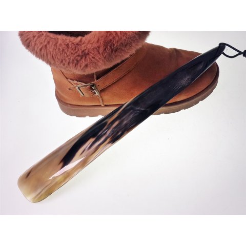 Horn Schuhanzieher / Schuhl&ouml;ffel 35 cm = Code I