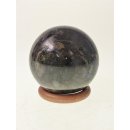 KLa06 Labradorit Kugel Madagaskar 520 g D: 69 mm