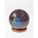 KLa06 Labradorit Kugel Madagaskar 520 g D: 69 mm