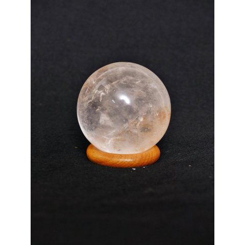 KB04 Bergkristall Kugel Madagaskar 200g; D: 53 mm