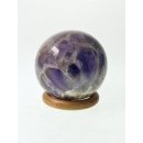 KAme01 Chevron Amethyst Kugel Madagaskar 440g; D: 69 mm