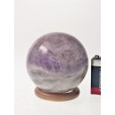 KAme02 Chevron Amethyst Kugel Madagaskar 560g; D: 72 mm