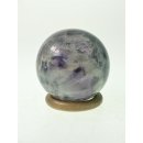 KAme04 Chevron Amethyst Kugel Madagaskar 460g; D: 69 mm
